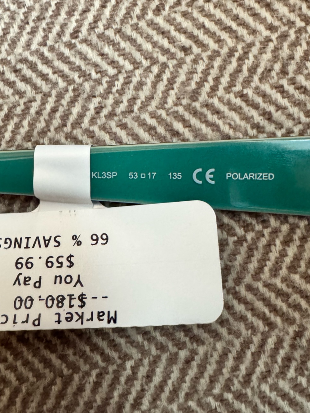 Kate Spade Johanna Polarized Rectangle Cat-Eye Sunglasses & Case- NWTs! - Picture 10 of 16